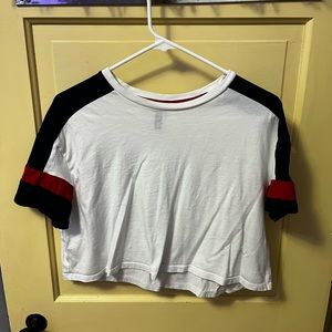 Colorblock crop top